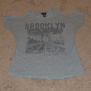 Cut Out Shoulder T-Shirt